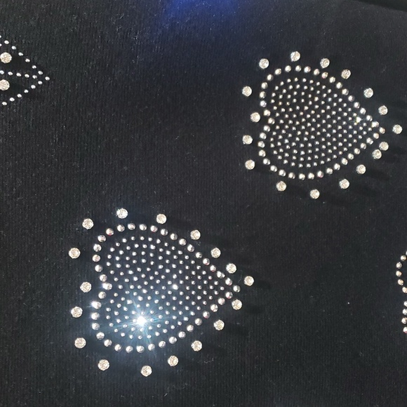 Nwt Liv Milano XL black with shiny stone sweater - Picture 3 of 12